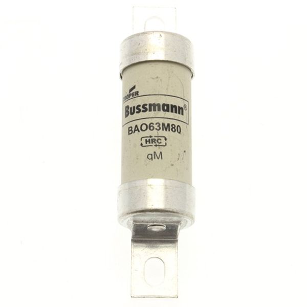 Fuse-link, LV, 63 A, AC 500 V, BS88/A3, 21 x 87 mm, gM, BS, 63M100 image 2