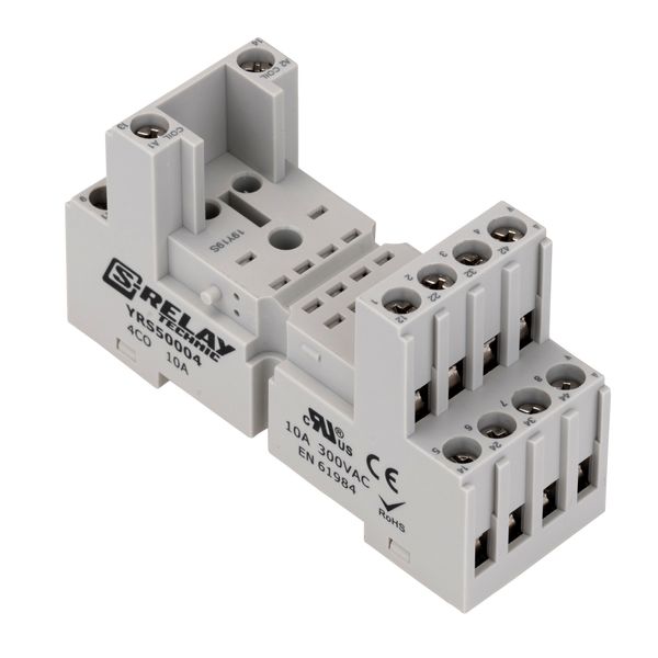 Socket for RS/PT5 relays, screw type terminals 14-pole, 10A image 2