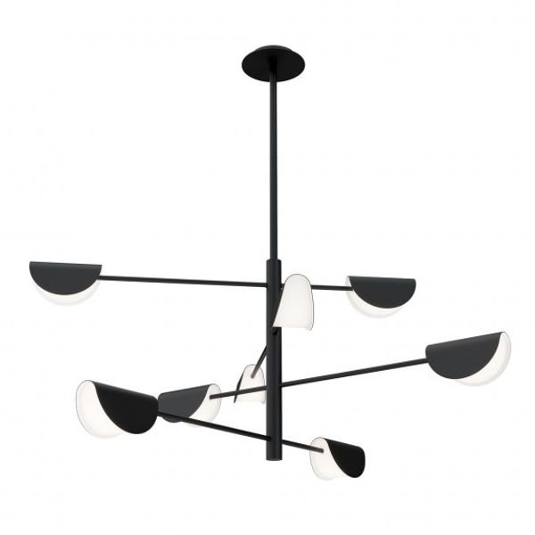 Modern Mollis Chandelier Black image 1