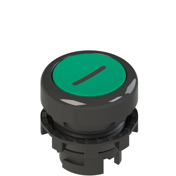 Green flushed illuminated button with marking E2 1PL2R421L2 image 1