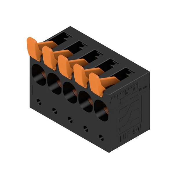 PCB terminal, 10.00 mm, Number of poles: 5, Conductor outlet direction image 4