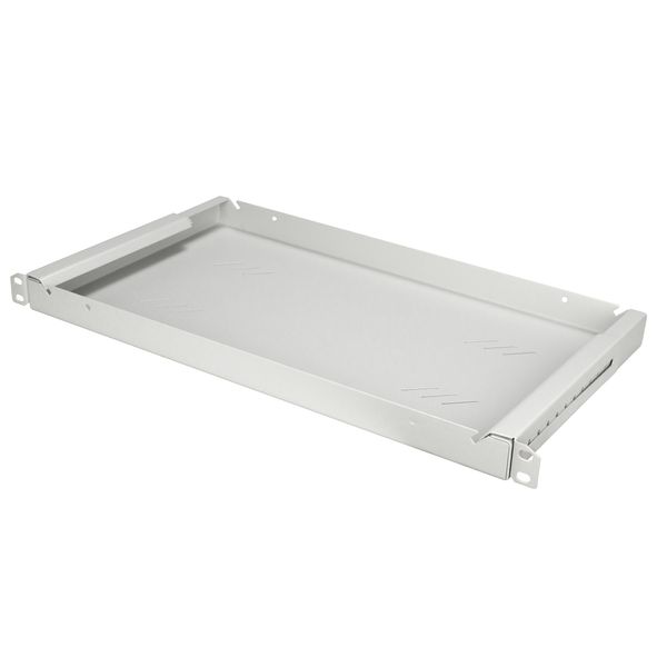 19" Shelf Fix, up to 15kg Load, D=150mm, 1U, RAL7035 image 2