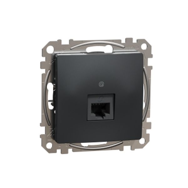 DATA Outlet CAT 5E UTP, Sedna Design & Elements, RJ45, Anthracite image 3