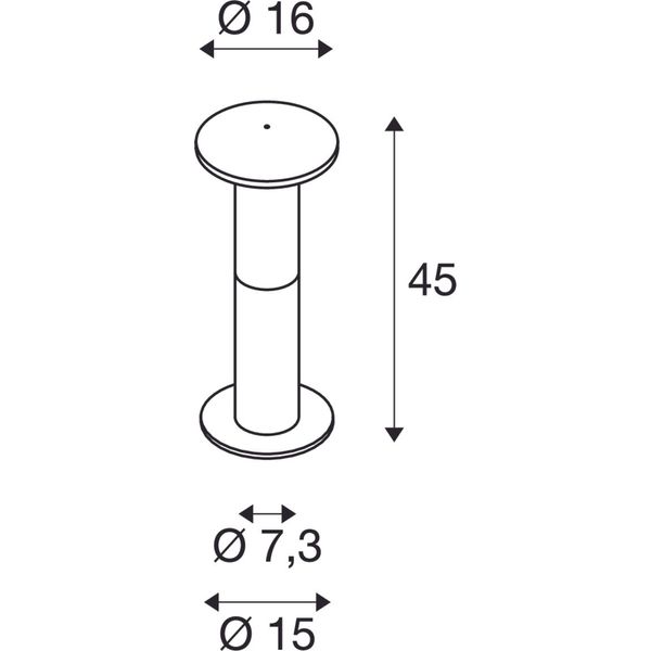 ALPA MUSHROOM 40 floor lamp, E27, max. 24W, IP55, stonegrey image 6