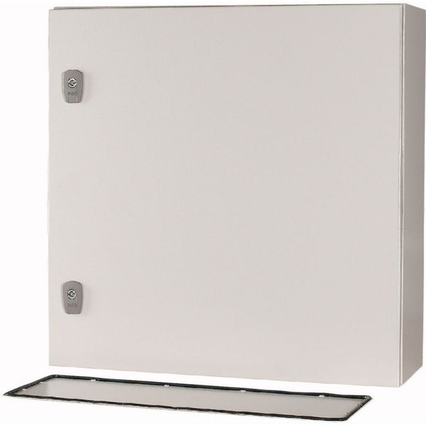 Wall enclosure with mounting plate, HxWxD=600x600x200mm image 11