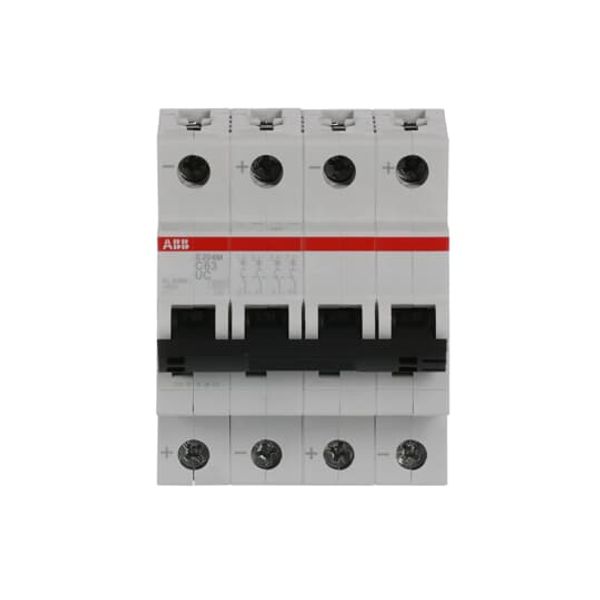 S204M-C63UC Miniature Circuit Breaker - 4P - C - 63 A image 3