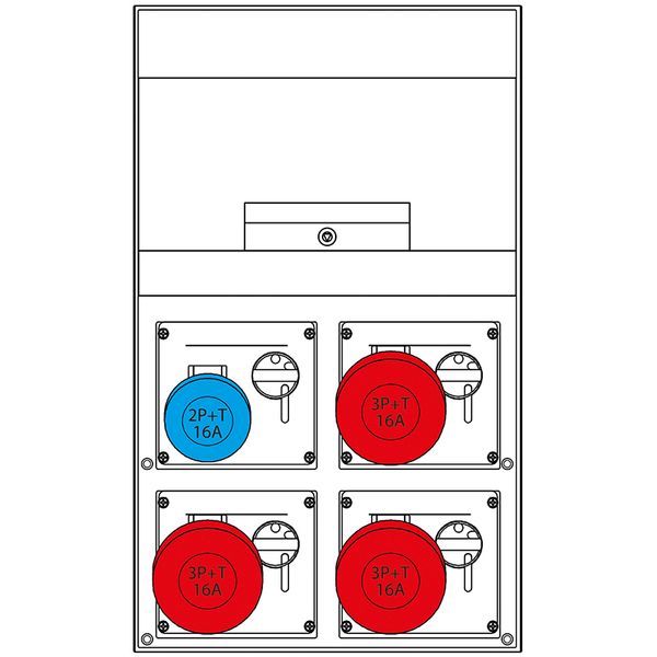 SURF.MOUNT.DISTRIBUTION ASSEMBLY DOMINO image 3