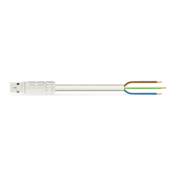 pre-assembled connecting cable Eca Plug/open-ended white image 1