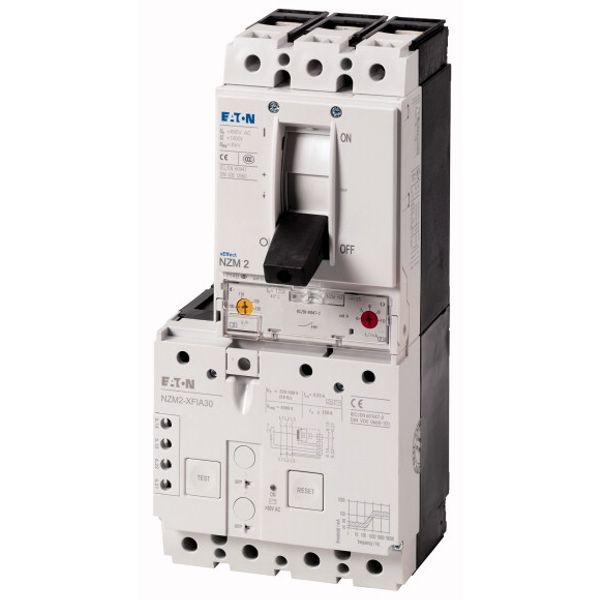 Circuit-breaker, 3p, 100A, box terminals, +residual current circuit-breaker, 30mA, AC/DC sensitive image 1