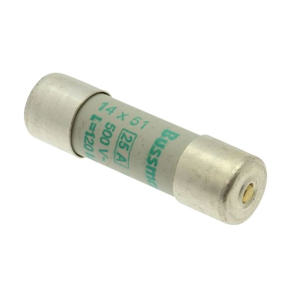 Fuse-link, LV, 25 A, AC 500 V, 14 x 51 mm, aM, IEC, with striker image 7