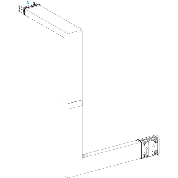 2X90° UP 3X(250-750) MTM 400A FB image 1