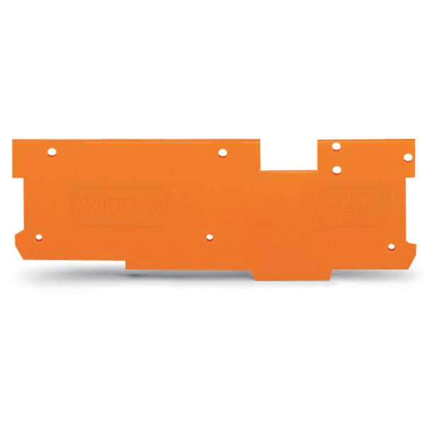 End and intermediate plate 1.1 mm thick orange image 3