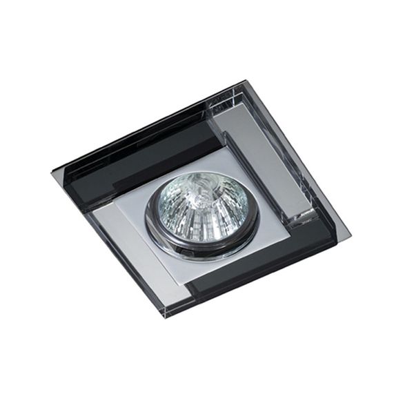 Luxor recessed light square black - mirror image 1