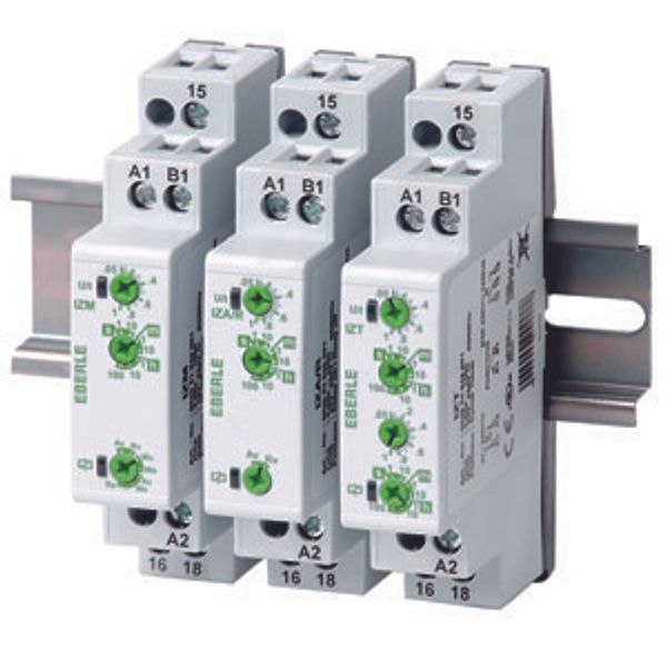 Installation time relay, clock UC 24-240 V, 1 changeover contact, 5 A, time range: 0.05 sec...100 hours image 2