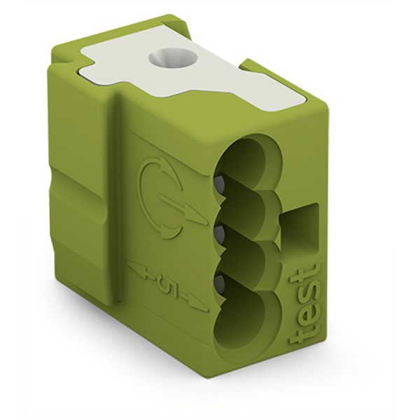4-conductor female plug PUSH WIRE® 0.8 mm Ø light green image 4