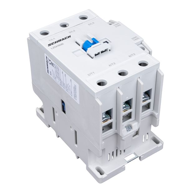 Contactor 3-pole, CUBICO High, 37kW, 80A, 1NO+1NC, 24VAC image 2