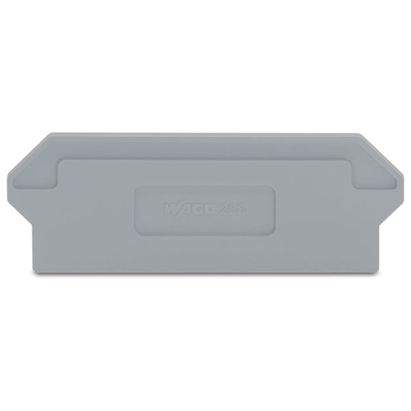 Separator plate 2 mm thick oversized gray image 2