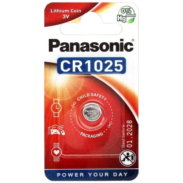 PANASONIC Lithium CR1025 BL1 image 1