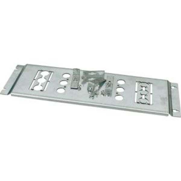 Mounting plate, +mounting kit, for NZM2, horizontal, 3p, HxW=150x600mm image 4
