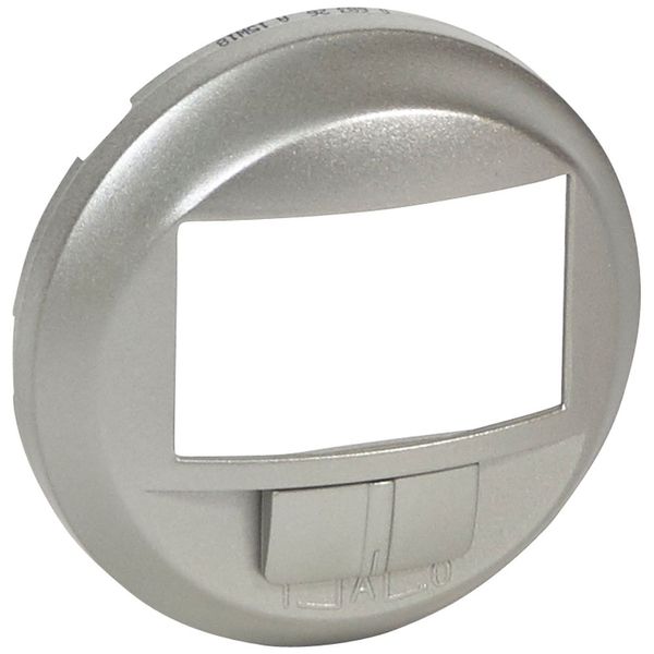 COVER PLATE AUTOMATIC SWITCH WITH NEUTRAL GRAPHITE image 1