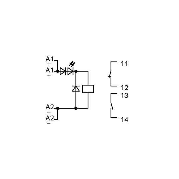 Relay module Nominal input voltage: 24 VDC 1 break and 1 make contact image 4