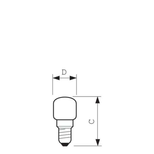 App 26.0W E14 230-240V T25 CL OV 1CT/10F image 4