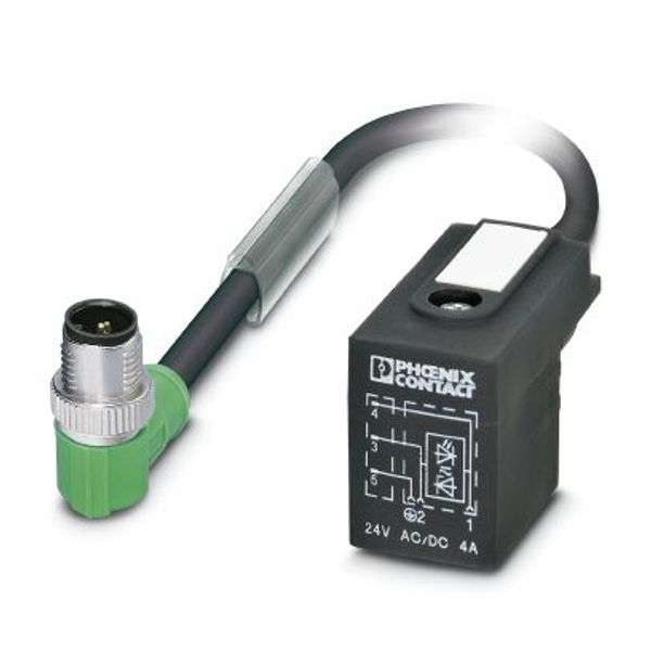 SAC-3P-MR/ 0,3-PUR/BI-1L-Z SCO - Sensor/actuator cable image 2