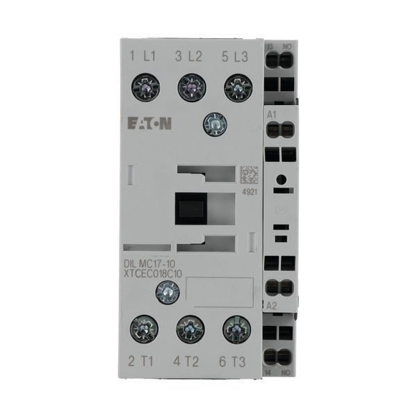 Contactor, 3 pole, 380 V 400 V 7.5 kW, 1 N/O, 230 V 50 Hz, 240 V 60 Hz, AC operation, Spring-loaded terminals image 14