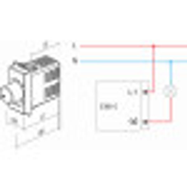 DIMMER ROTATIVE R 250W 1M SB 6238165 image 2