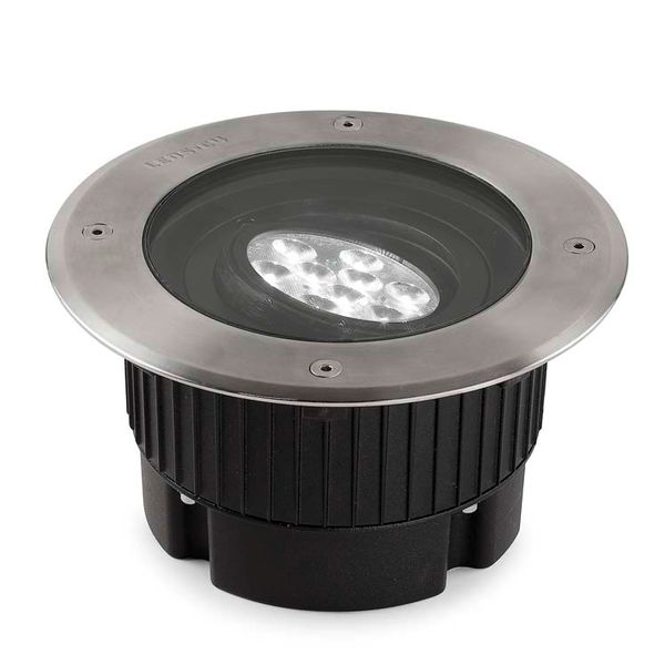 Recessed uplighting IP65-IP67 Gea Power LED Round ø180mm LED 9W 4000K AISI 316 stainless steel 838lm image 1