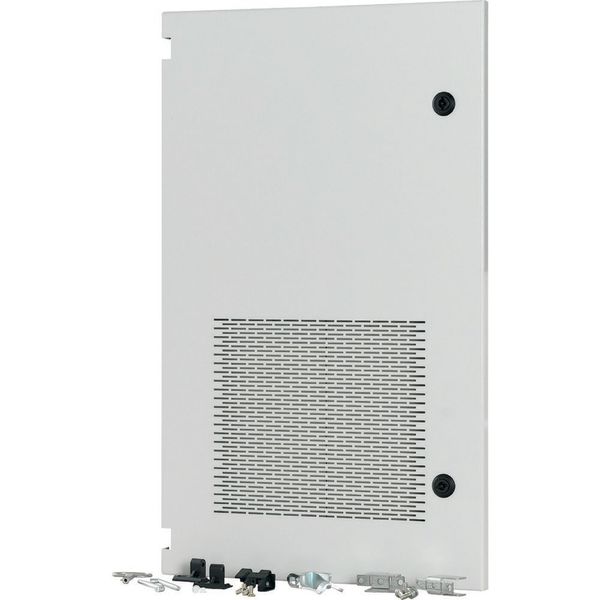 Section wide door, ventilated, left, HxW=700x425mm, IP31, grey image 6