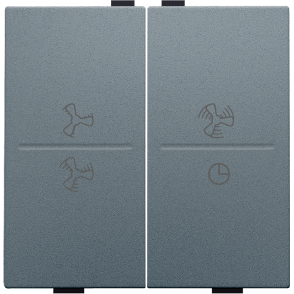 Double key with ventilator symbols 0 to 3 for wireless switch or push image 2