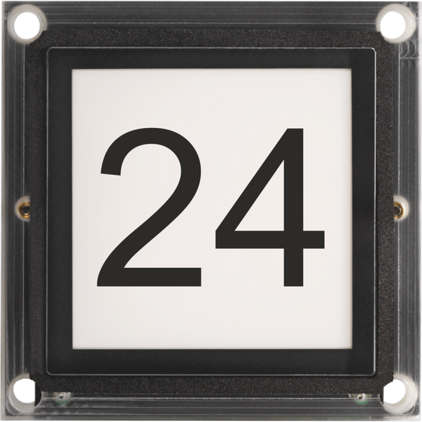 House number/info module for modular external unit image 2