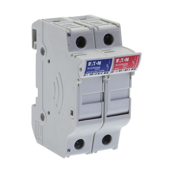 Fuse-holder, LV, 32 A, AC 690 V, 10 x 38 mm, 1P+N, UL, IEC, DIN rail mount image 16