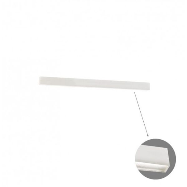 Linear Ceiling L580 3000K White Microprismatic Dim image 1