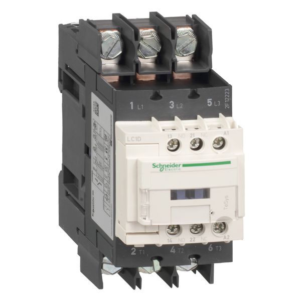 TeSys Deca contactor - 3P(3 NO) - AC-3/AC-3e - = 440 V 65 A - 24 V DC standard coil image 1