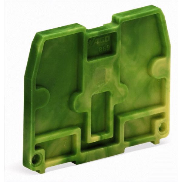 End plate for terminal blocks with snap-in mounting foot 2.5 mm thick image 3