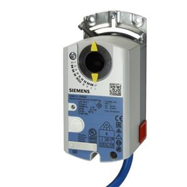 GDB111.1E/MO - Rotary air damper actuator, AC 24 V, 5 Nm with Modbus RTU communication image 1