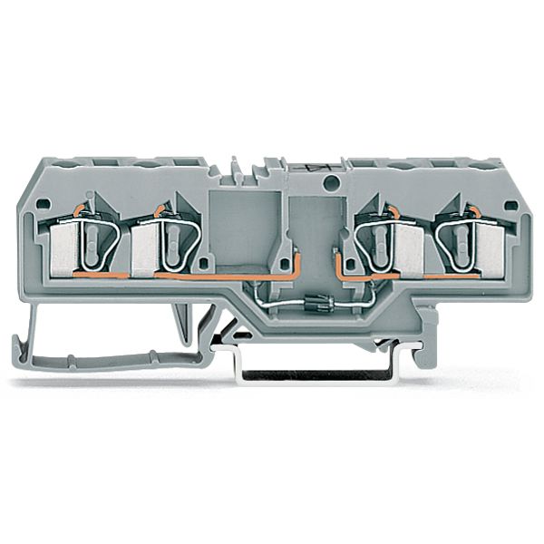 Component terminal block 4-conductor with diode 1N5408 gray image 2