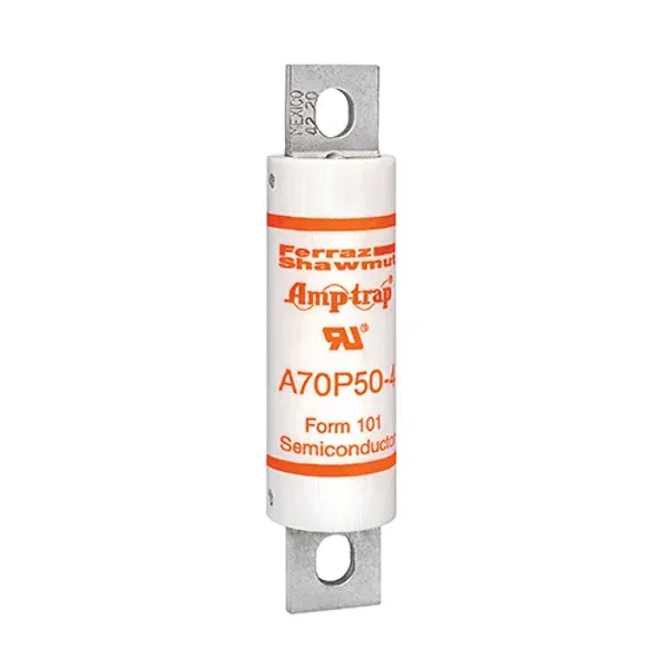 High Speed Fuse Amp-Trap® A70P 700VAC 650VDC 50A Bolted Blade image 1