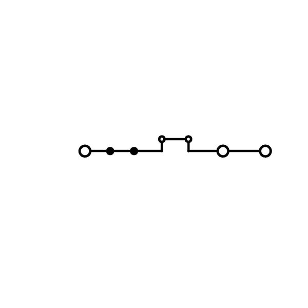 3-conductor through terminal block with push-button 2.5 mm² gray image 3