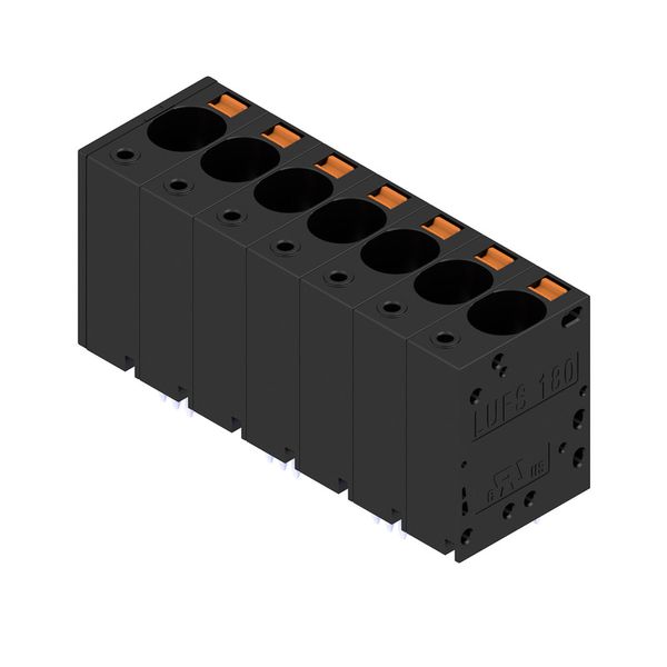 PCB terminal, 10.00 mm, Number of poles: 7, Conductor outlet direction image 4