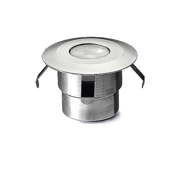 Recessed uplighting IP65-IP67 Gea LED Signaling ø45mm LED 0.5W 4000K Anodised aluminium 12lm image 1