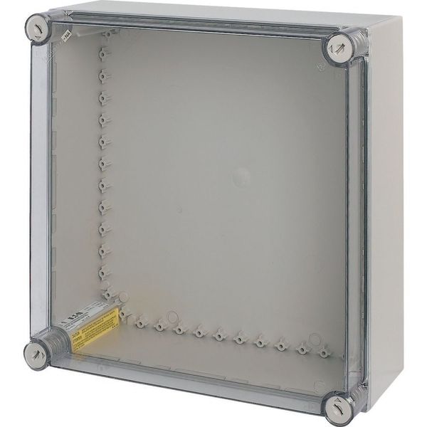 Insulated enclosure, smooth sides, HxWxD=375x375x175mm, NA type image 3