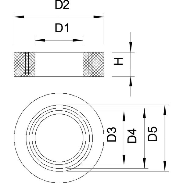 107 B PG11 Cutting ring  PG11 image 2