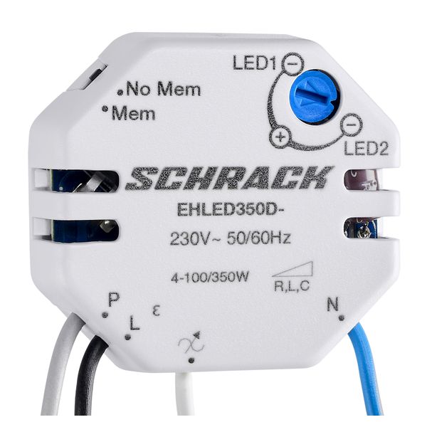 Dimmer inbox for LEDs 4-350VA (with wires), RLC image 1