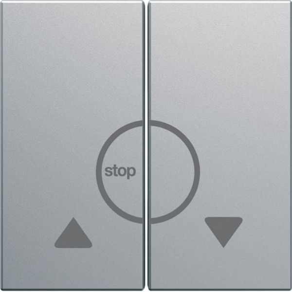 GALLERY ROLL BUTTON TILE 2 F. TITANE image 1