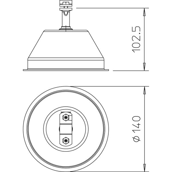 165 KRB SO Roof conductor holder  8mm image 2