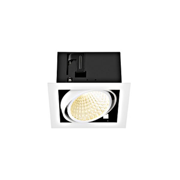 KADUX Recessed ceiling light single 3K DALI Touch 30ø white image 1