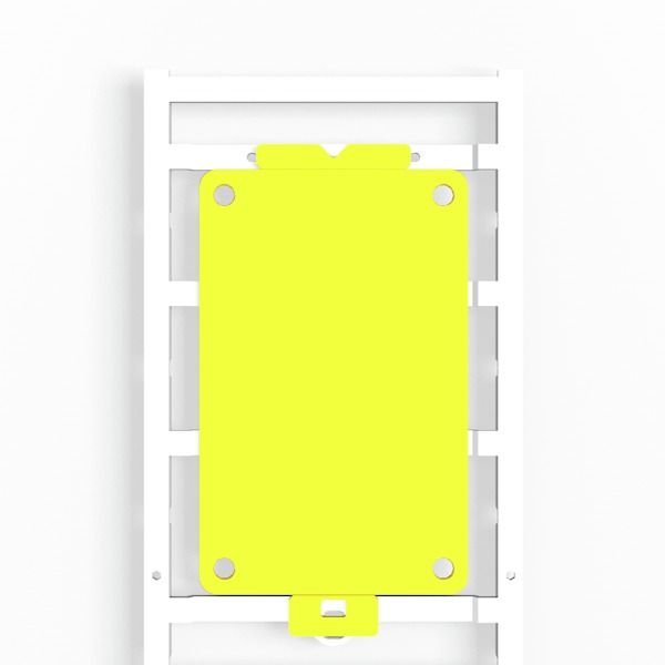 Device marking, 85 mm, Polyamide 66, yellow image 1